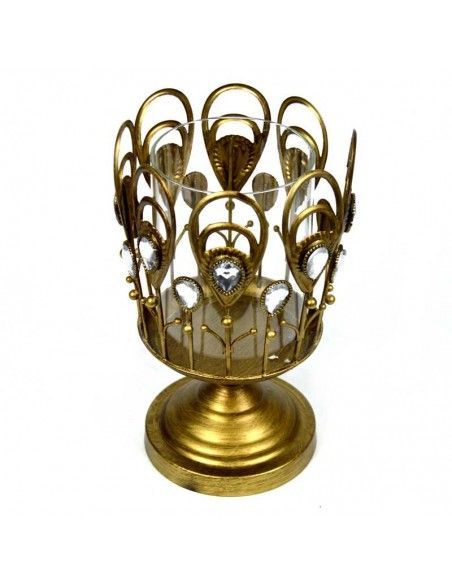 PORTAVELA DORADO DE FORJA
