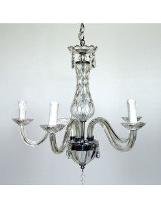LAMPARA DE TECHO DE CRISTAL TALLADA 2