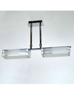 LAMPARA DE TECHO MODERNA DOS LUCES