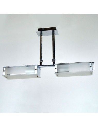 LAMPARA DE TECHO MODERNA DOS LUCES