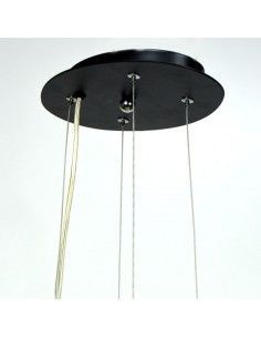 LAMPARA DE TECHO MODERNA NEGRA 2