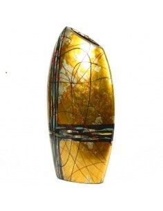 JARRON MODERNO DORADO 2