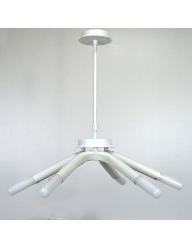 LAMPARA DE TECHO DE ALUMINIO BLANCO