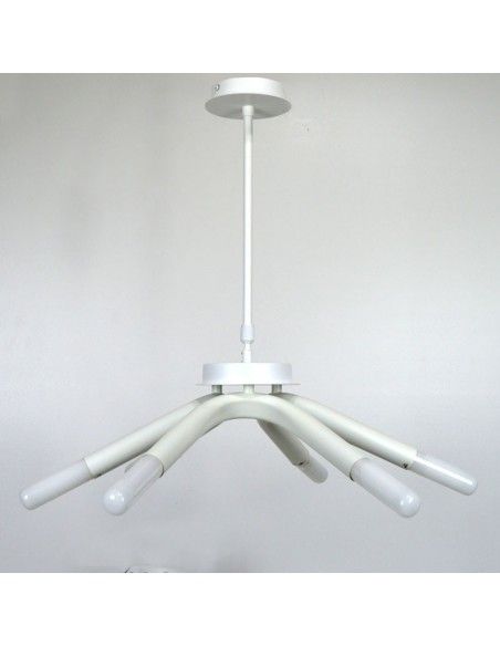 LAMPARA DE TECHO DE ALUMINIO BLANCO