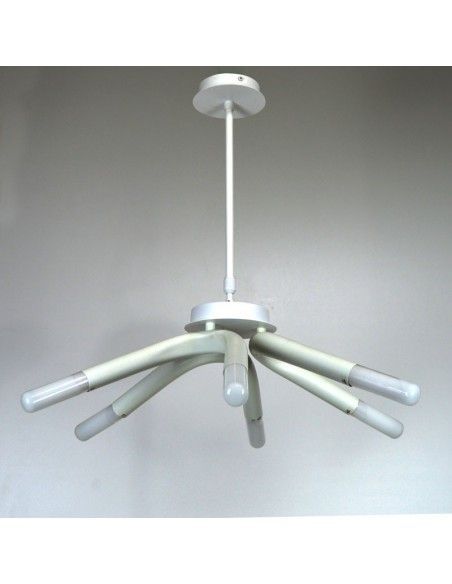 LAMPARA DE TECHO DE ALUMINIO BLANCO