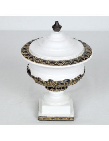TIBOR DE CERAMICA BLANCO