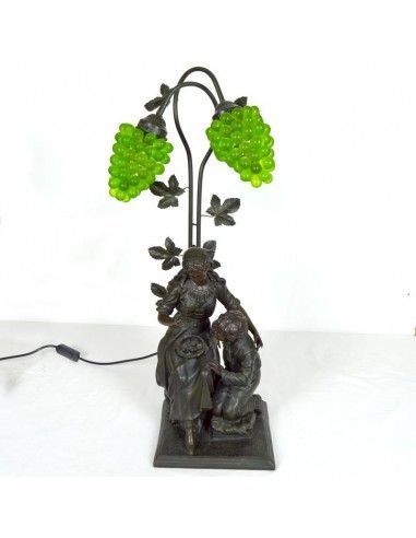 LAMPARA DE SOBREMESA DE UVAS