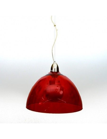 COLGANTE VIDRIO ROJO
