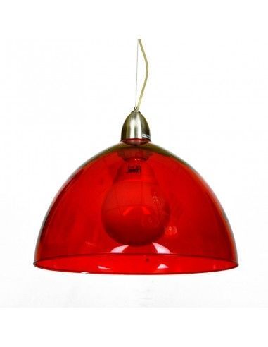 COLGANTE VIDRIO ROJO