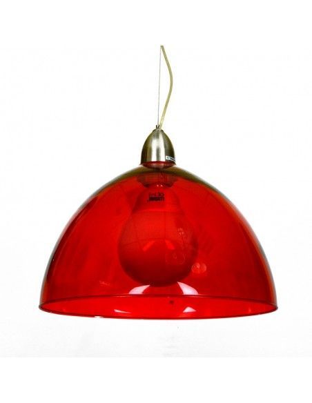 COLGANTE VIDRIO ROJO
