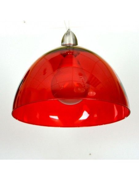 COLGANTE VIDRIO ROJO