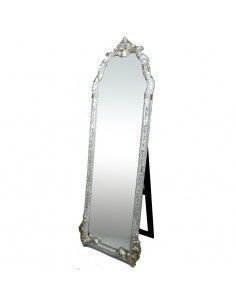 ESPEJO VESTIDOR PLATA CON MOSAICO 2