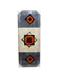 CUADRO MODERNO GRIS Y BEIGE