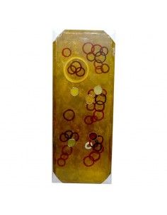 CUADRO MODERNO AMARILLO DE CIRCULOS