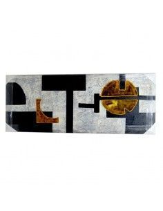 CUADRO MODERNO GRIS Y NEGRO