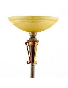 LAMPARA DE PIE CON TULIPA BEIGE 2