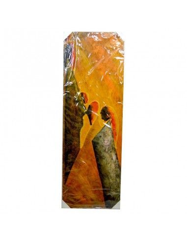 CUADRO MODERNO ABSTRACTO NARANJA