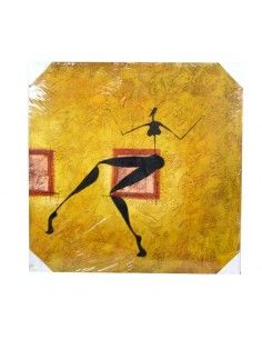 CUADRO MODERNO DE FIGURA NATIVA