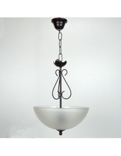 COLGANTE DE CRISTAL BLANCO