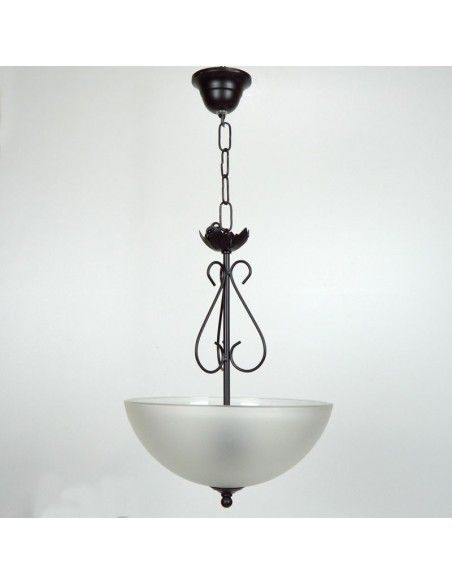 COLGANTE DE CRISTAL BLANCO