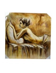CUADRO MUJER TUMBADA