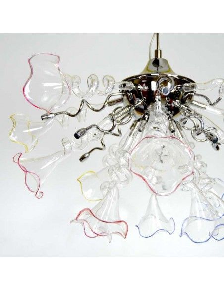 LAMPARA DE TECHO CRISTAL MODERNO
