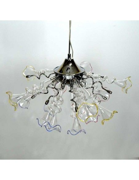 LAMPARA DE TECHO CRISTAL MODERNO