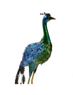 FIGURA PAVO REAL METAL 2