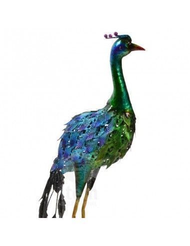 FIGURA PAVO REAL METAL