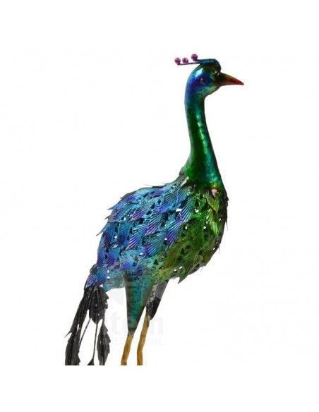 FIGURA PAVO REAL METAL