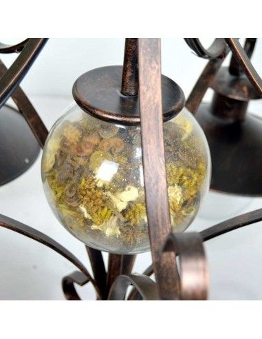LAMPARA DE TECHO RUSTICA