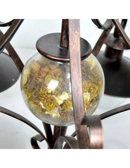 LAMPARA DE TECHO RUSTICA