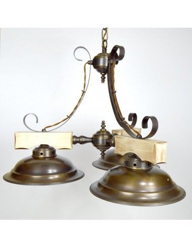 LAMPARA DE TECHO RUSTICA