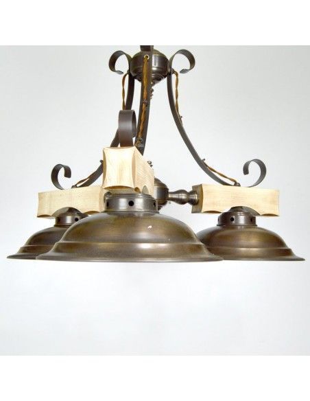 LAMPARA DE TECHO RUSTICA