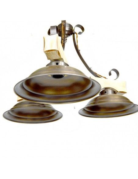 LAMPARA DE TECHO RUSTICA