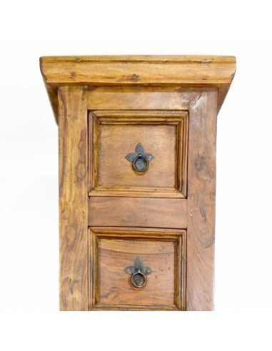 MESA RUSTICA CON CAJONES