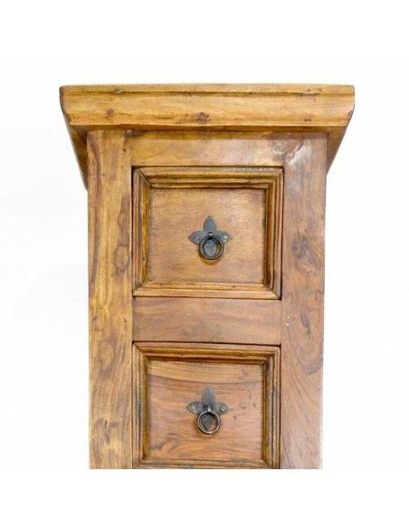 MESA RUSTICA CON CAJONES