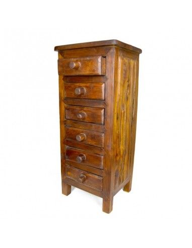 MESA RUSTICA CON CAJONES