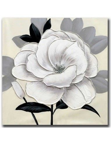 CUADRO FLOR BLANCA SET DE DOS