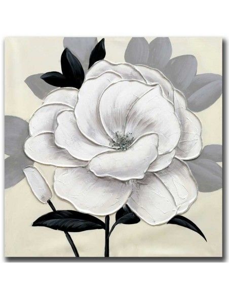 CUADRO FLOR BLANCA SET DE DOS