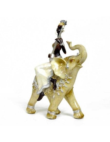 ELEFANTE CON MUJER AFRICANA