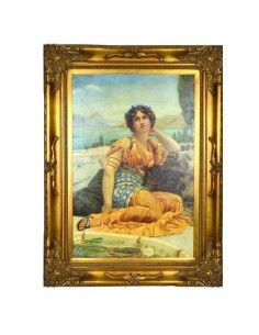CUADRO PINTURA AL OLEO MUJER