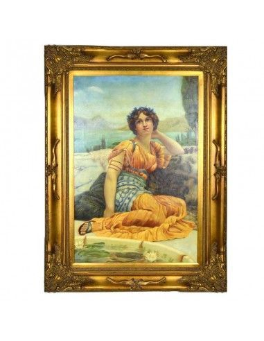 CUADRO PINTURA AL OLEO MUJER