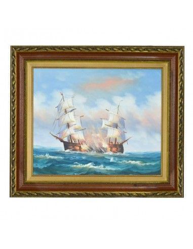 CUADRO PINTURA AL OLEO PAISAJE MARINO