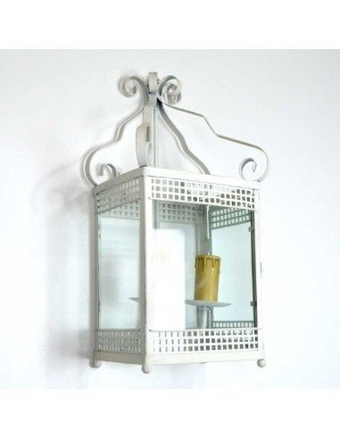 APLIQUE DE PARED FORJA BLANCO ROTO