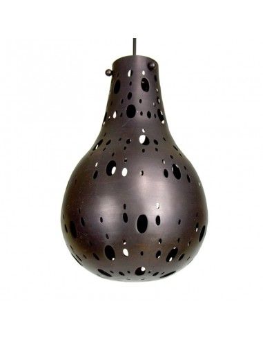 COLGANTE DE TECHO METAL COBRE ENVEJECIDO