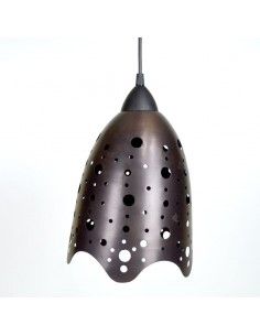 COLGANTE DE TECHO METAL COBRE ENVEJECIDO