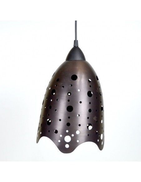 COLGANTE DE TECHO METAL COBRE ENVEJECIDO