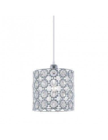 COLGANTE DE TECHO CROMO - CRISTAL