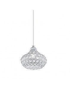 COLGANTE DE TECHO CROMO - CRISTAL